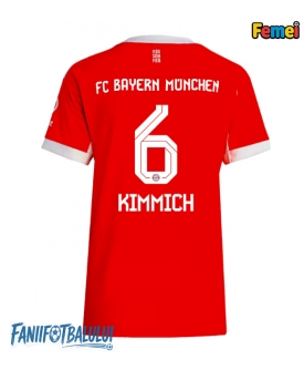 Bayern Munich Joshua Kimmich #6 Tricou Fotbal Replică 2025-26 Femei Acasa
